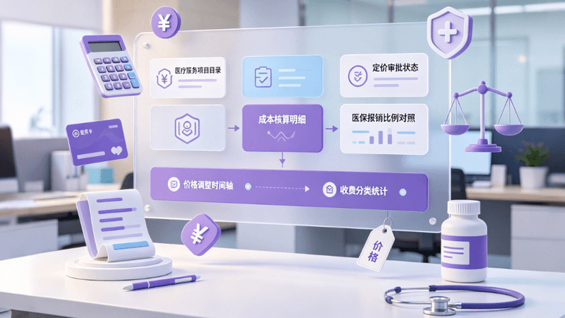 医疗项目定价系统小程序图